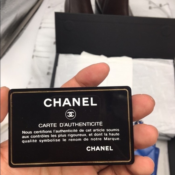 Chanel 22 Series Blue Lambskin Mini Crossbody Square w Silver FULL SET - Picture 8 of 9